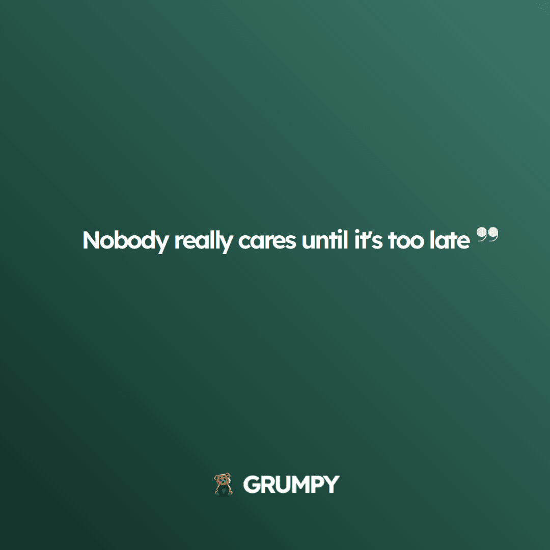 Nobody really cares